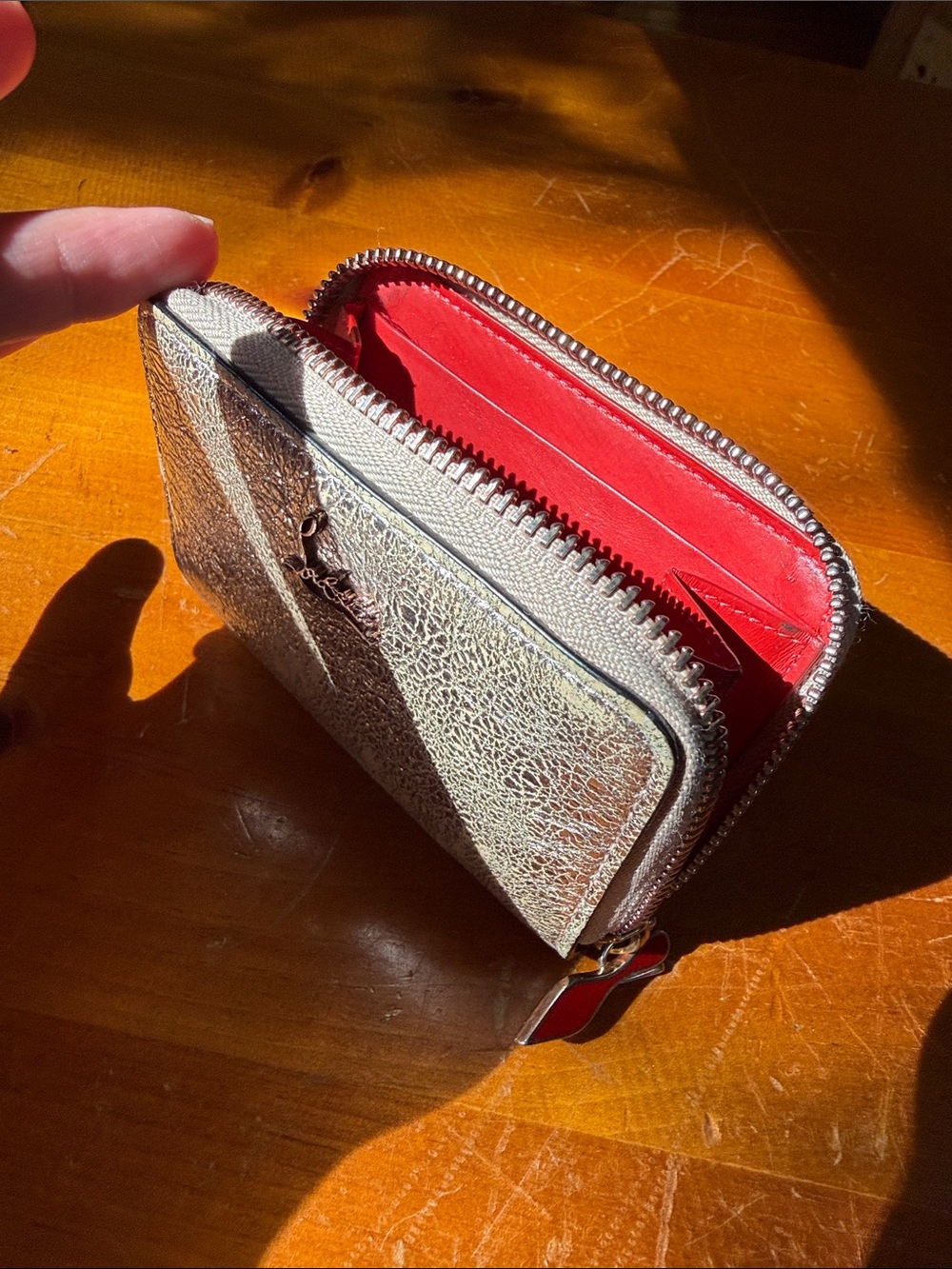 Christian Louboutin zip wallet